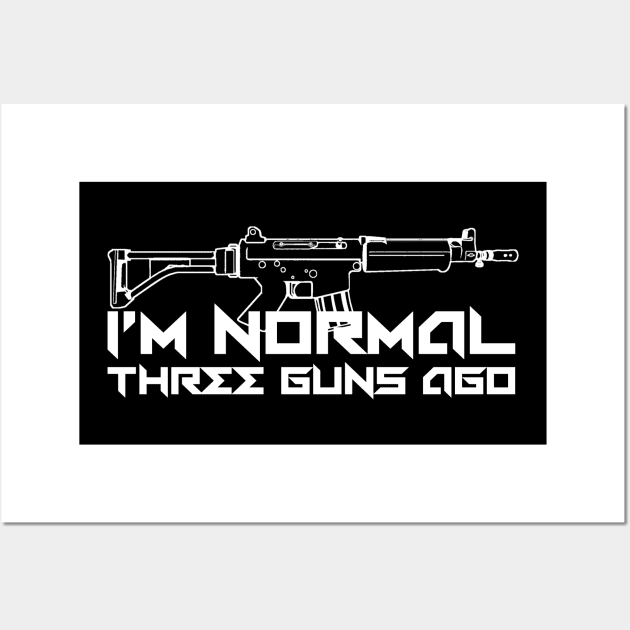 I'm Normal Wall Art by Aim For The Face